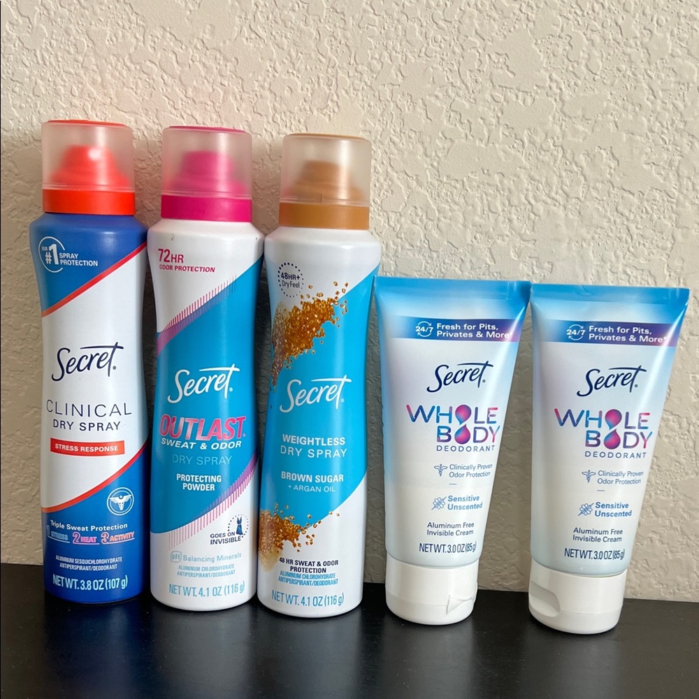 Secret Deodorant Set